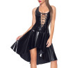 Black Level Robe Vinyl Dress Bohemia Noire
